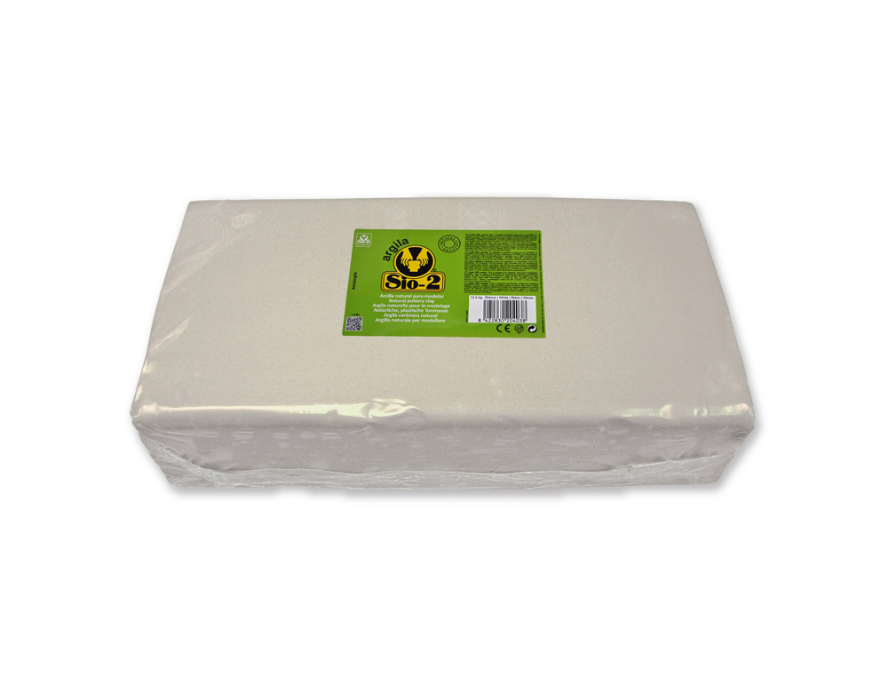 ARCILLA ARGILA SIO-2 COLOR BLANCO PAQUETE DE 12,5 KG
