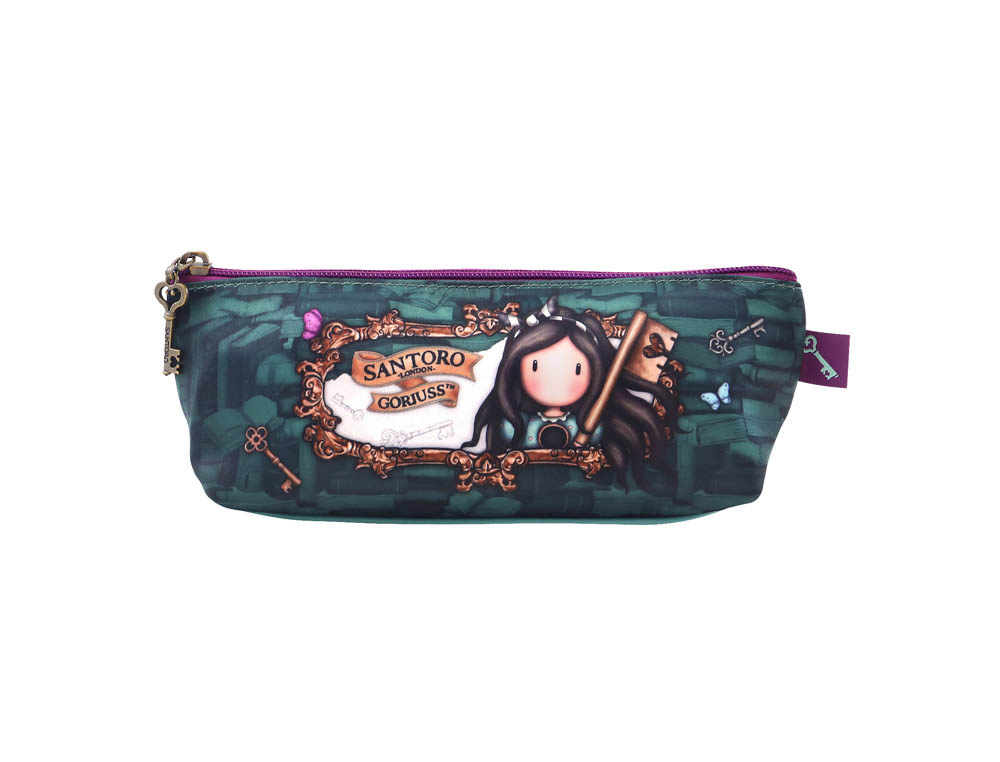 BOLSO ESCOLAR SAFTA SANTORO S GORJUSS THROUGH THE LOOKING GLASS CON ACCESORIOS 223X57X88 MM