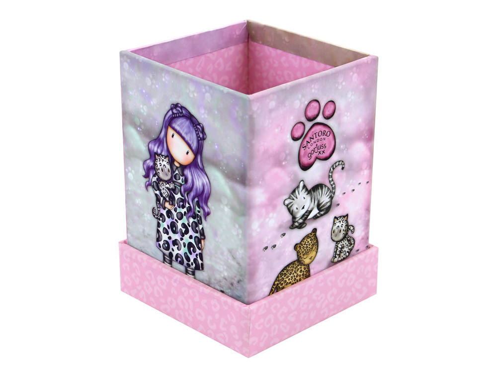 CUBILETE CON BANDEJA SAFTA SANTORO S GORJUSS WILD 82X82X112 MM