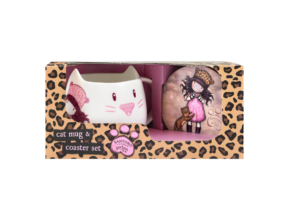 TAZA CERAMICA GRANDE SAFTA SANTORO S GORJUSS WILD 210X117X100 MM