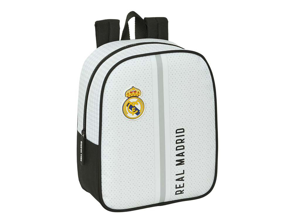 MOCHILA SAFTA GUARDERIA ADAPTABLE A CARRO REAL MADRID 1 EQUIPACION 24/25 270X220X100 MM