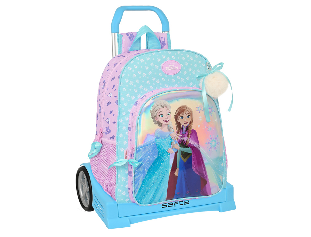 MOCHILA SAFTA MOD. 180 CON CARRO EVOLUTION FROZEN II COOL DAYS 420X330X140 MM