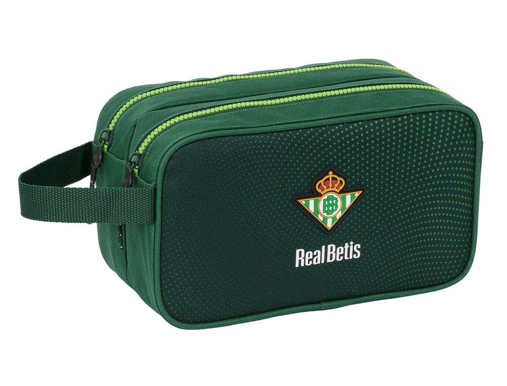 NECESER SAFTA 2 DEPARTAMENTOS ADAPTABLE A CARRO RESISTENTE AGUA REAL BETIS BALOMPIE 150X260X125 MM