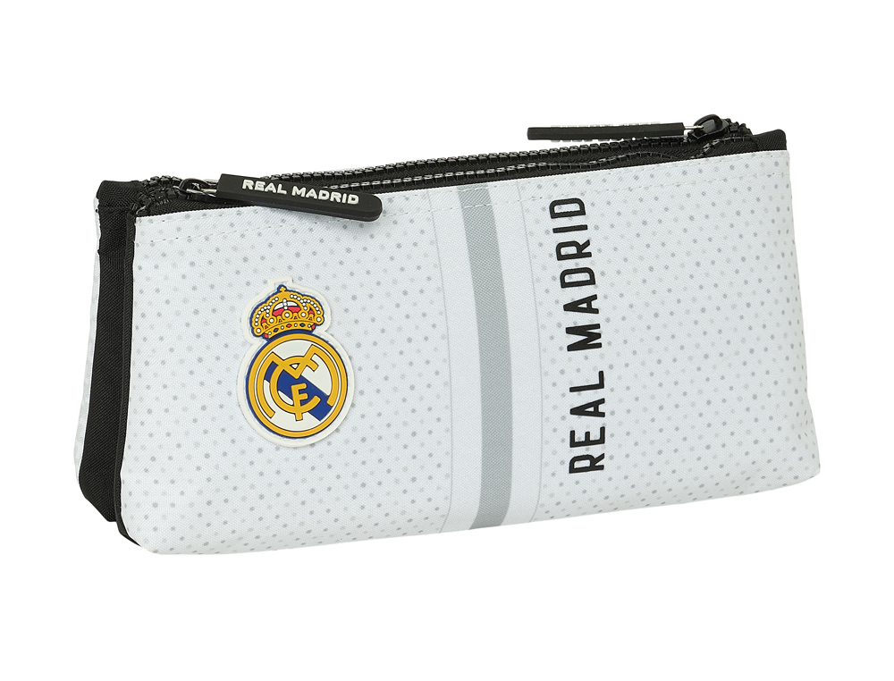 NECESER SAFTA PEQUEO DOBLE REAL MADRID 1 EQUIPACION 24/25 100X220X80 MM