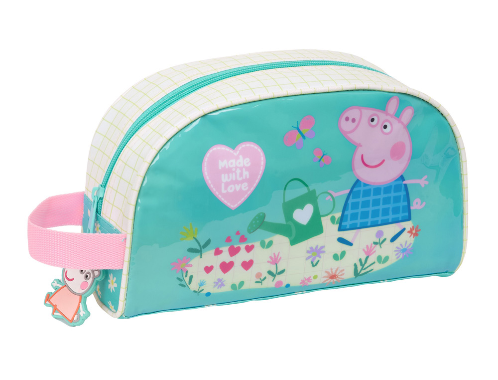 NECESER SAFTA ADAPTABLE A CARRO PEPPA PIG PRETTY FLOWERS 160X260X90 MM