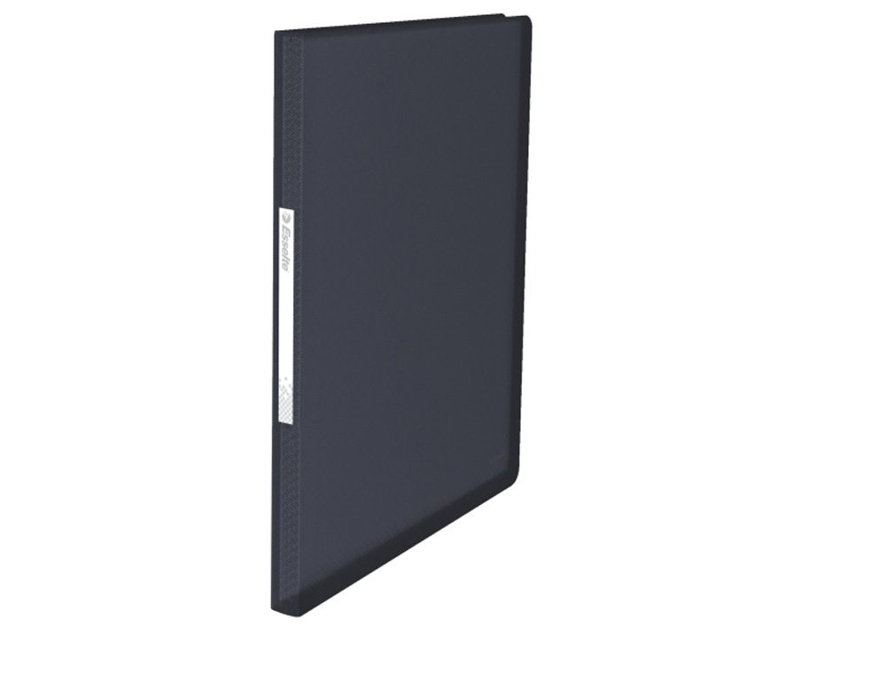 CARPETA ESSELTE ESCAPARATE VIVIDA 60 FUNDAS POLIPROPILENO TAPA FLEXIBLE DIN A4 COLOR NEGRO