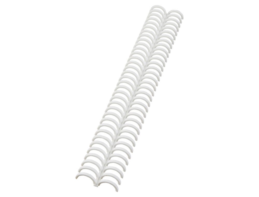 CANUTILLO GBC IBICLICK PLASTICO BLANCO 16 MM CAJA DE 50 UNIDADES