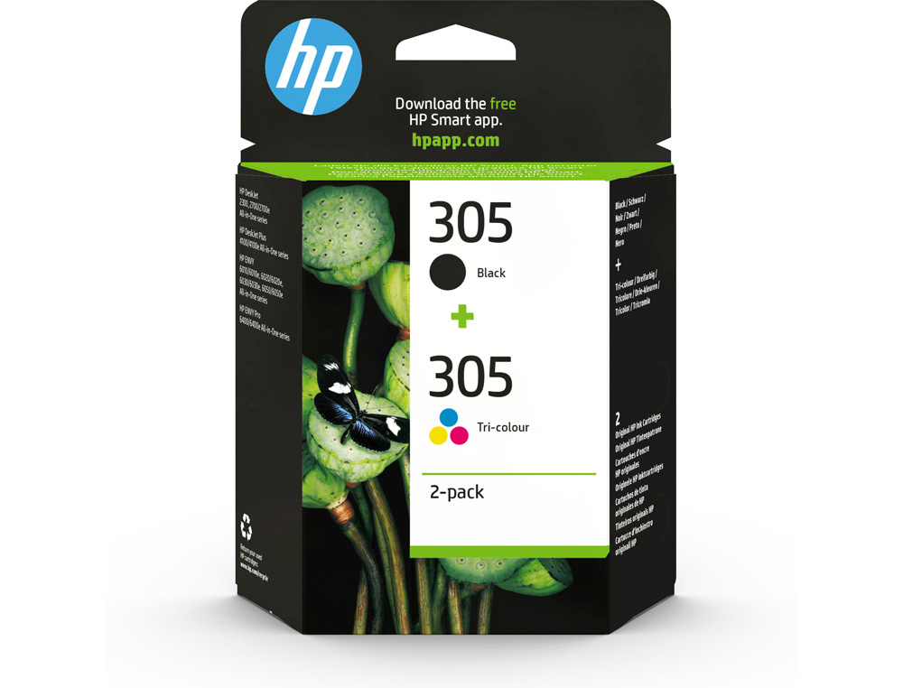 INK-JET HP 305 NEGRO+TRICOLOR