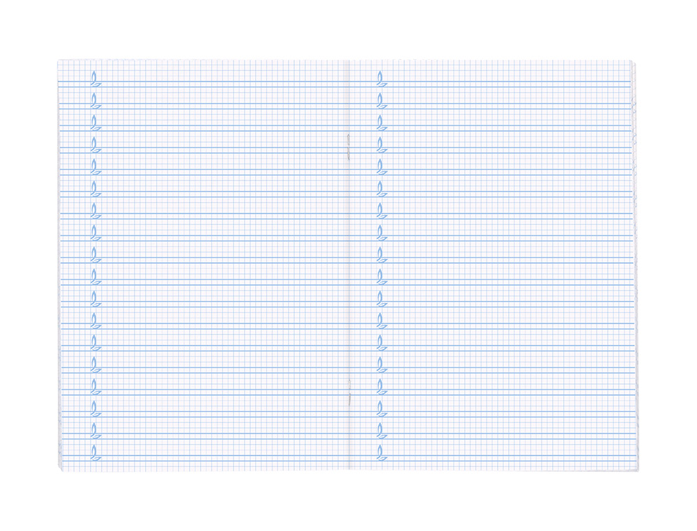 LIBRETA LIDERPAPEL PAUTAGUIA TAPA CARTONCILLO 32 HOJAS DIN A4 70 GR CUADRICULADO PAUTADO 4 MM