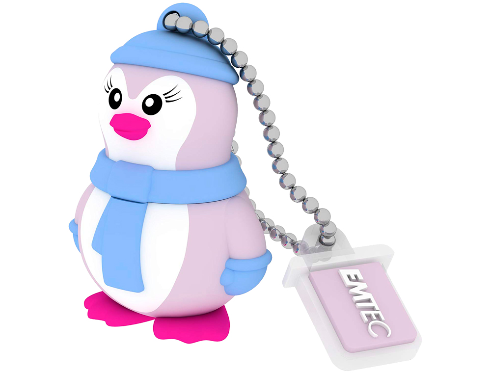 MEMORIA USB EMTEC FLASH 16 GB 2.0 PINGUINO