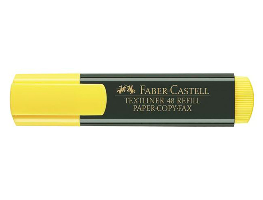 ROTULADOR FABER CASTELL FLUORESCENTE TEXTLINER 48 AMARILLO BLISTER DE 1 UNIDAD