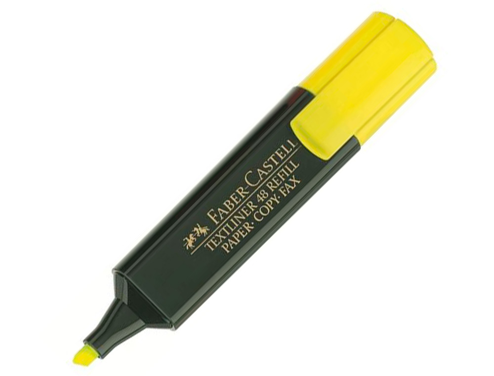 ROTULADOR FABER CASTELL FLUORESCENTE TEXTLINER 48 AMARILLO BLISTER DE 1 UNIDAD