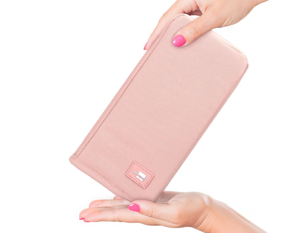 ESTUCHE PORTATODO LIDERPAPEL VERTICAL 4 DEPARTAMENTOS IMAN PARA CONVERTIR EN CUBILETE