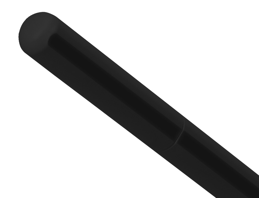ROLLER Y FUNDA DE SIMILPIEL BELIUS SPACE B COLOR MINIMALISTA NEGRO TINTA AZUL CAJA DE DISEÑO