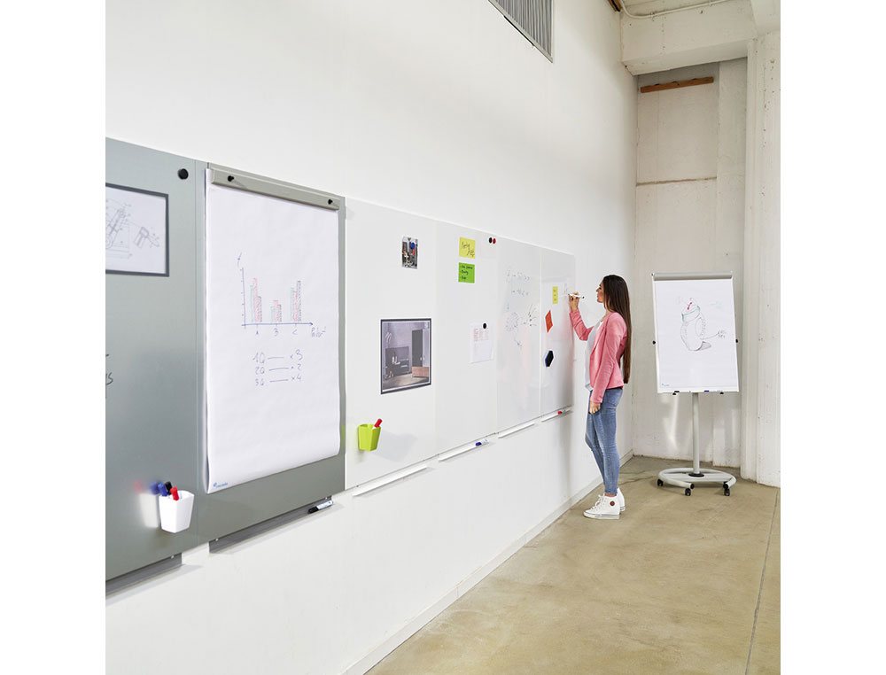 PIZARRA BLANCA ROCADA SKINWHITEBOARD PRO LACADA MAGNETICA 100X150 CM