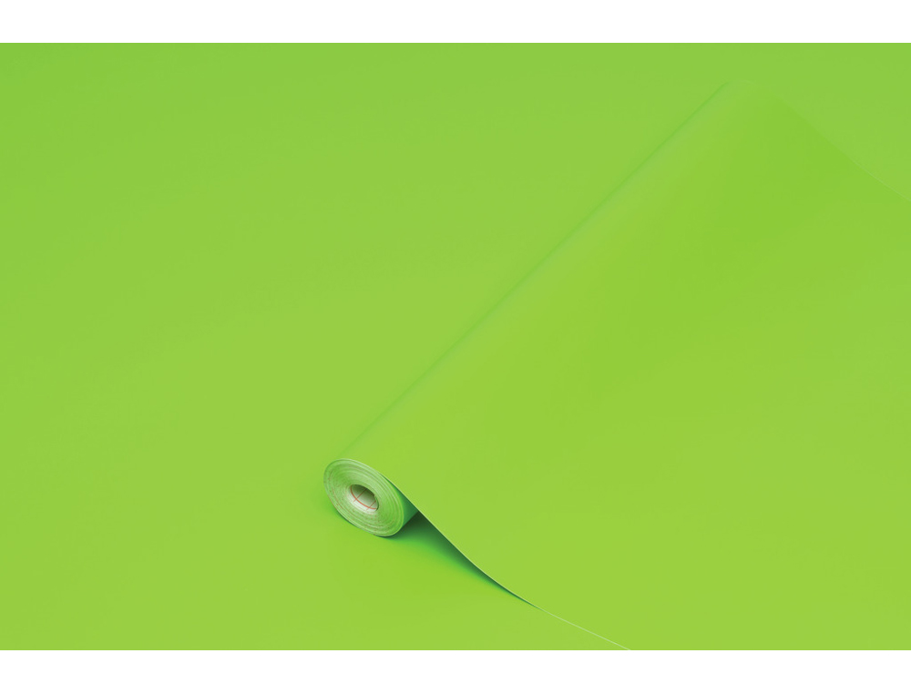 ROLLO ADHESIVO D-C-FIX VERDE MANZANA MATE ANCHO 45 CM LARGO 15 MT