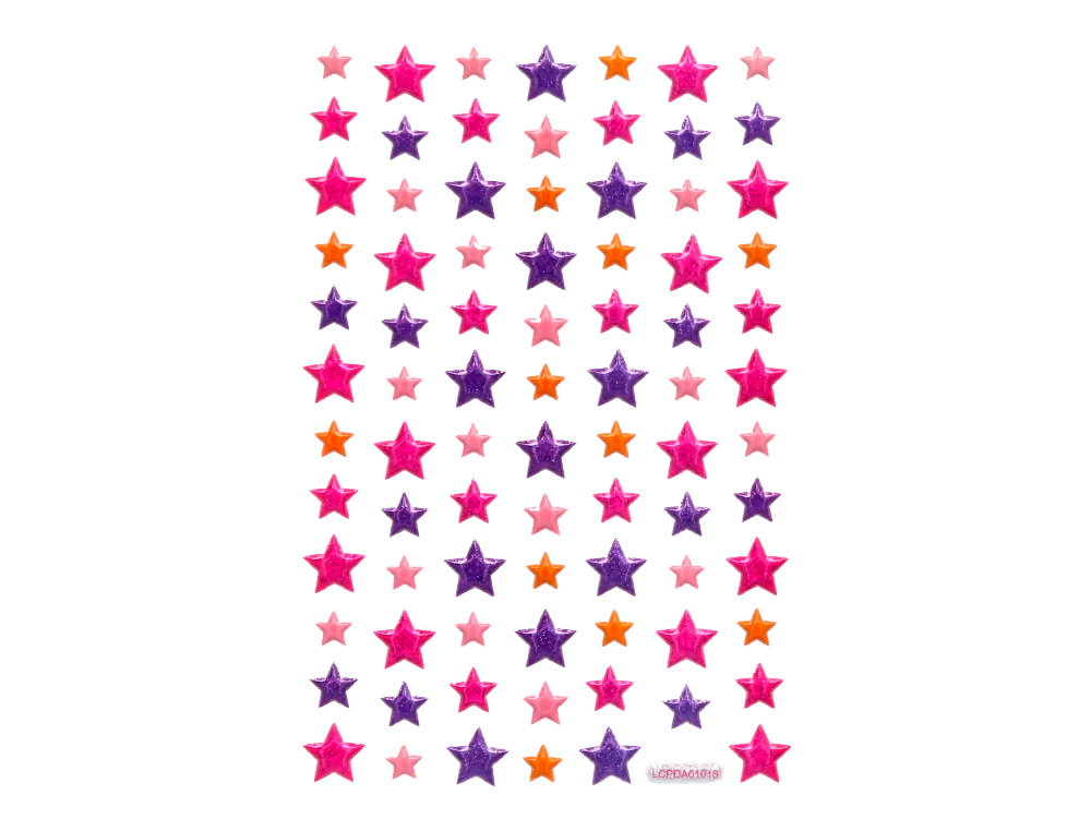 PEGATINAS IMAGINOVO ESTRELLAS MAGIC DREAMS CON RELIEVE 190X105 MM EN BLISTER
