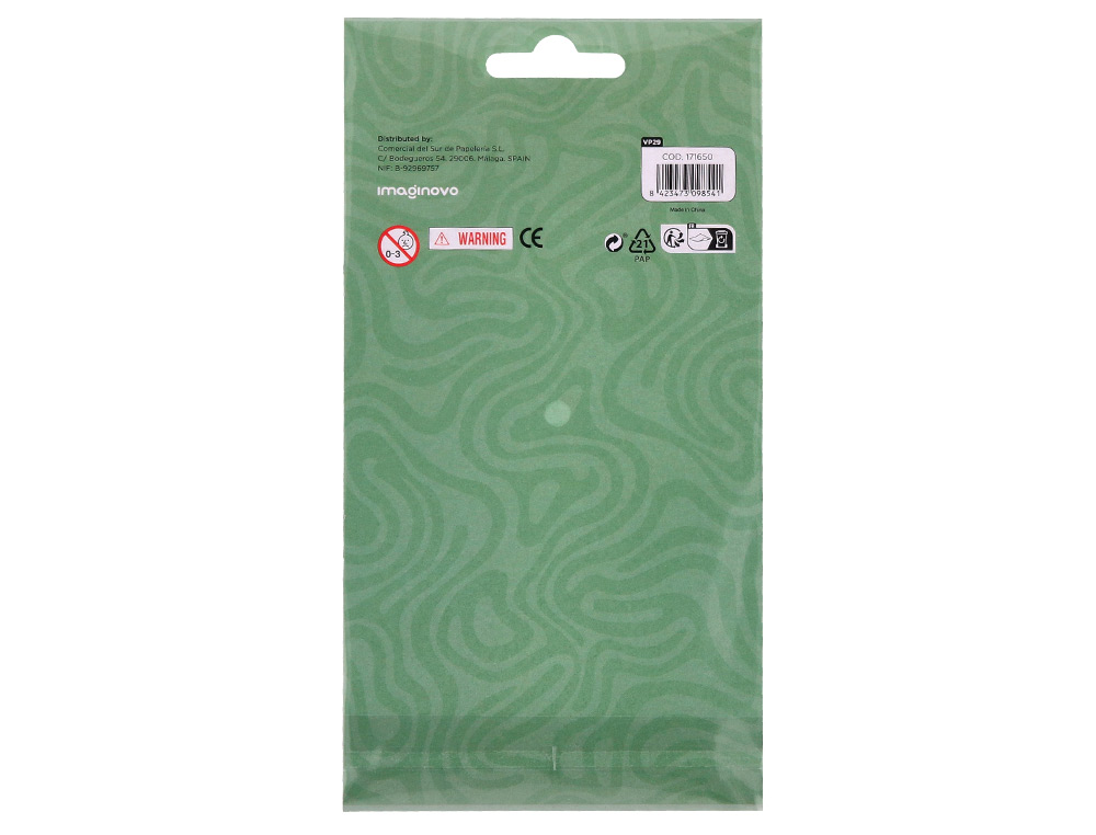 PEGATINAS IMAGINOVO FLORES VINTAGE DE PAPEL 190X100 MM EN BLISTER