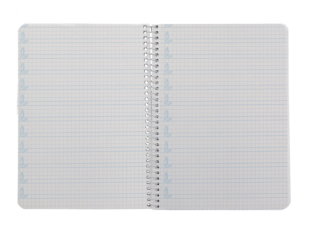 CUADERNO ESPIRAL LIDERPAPEL A5 PAUTAGUIA TAPA DURA 80H 90 GR CUADRO PAUTADO 4MM COLOR AMARILLO