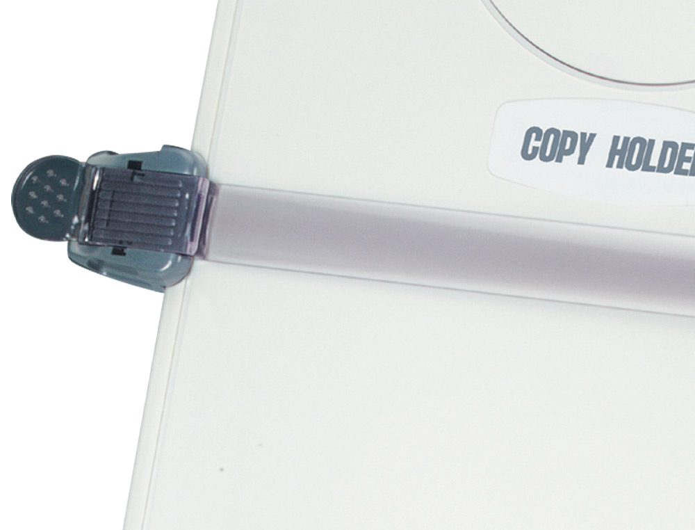 ATRIL PARA ORDENADOR DE SOBREMESA Q-CONNECT BASE REGULABLE DE PLASTICO