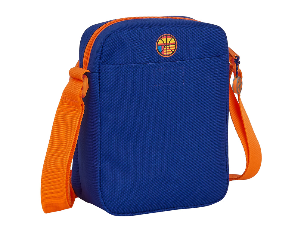 CARTERA ESCOLAR SAFTA VALENCIA BASKET CLUB BANDOLERA PEQUEÑA 160X60X220 MM