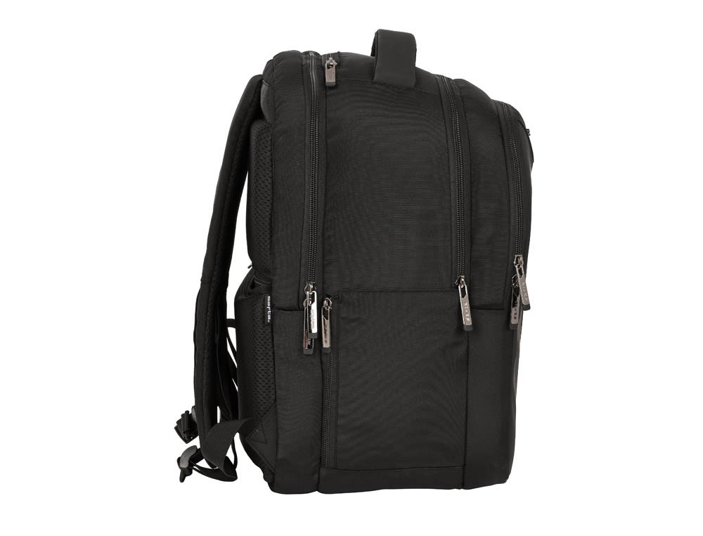 CARTERA ESCOLAR SAFTA BUSINESS (BLACK-BLUE-GREY) MOCHILA PORTATIL 15,6