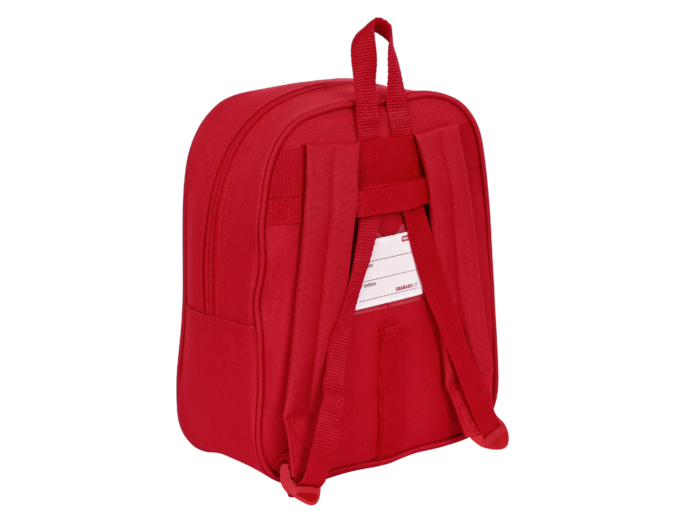 CARTERA ESCOLAR SAFTA GRANADA C.F. MOCHILA GUARDERIA ADAPTABLE A CARRO 220X100X270 MM