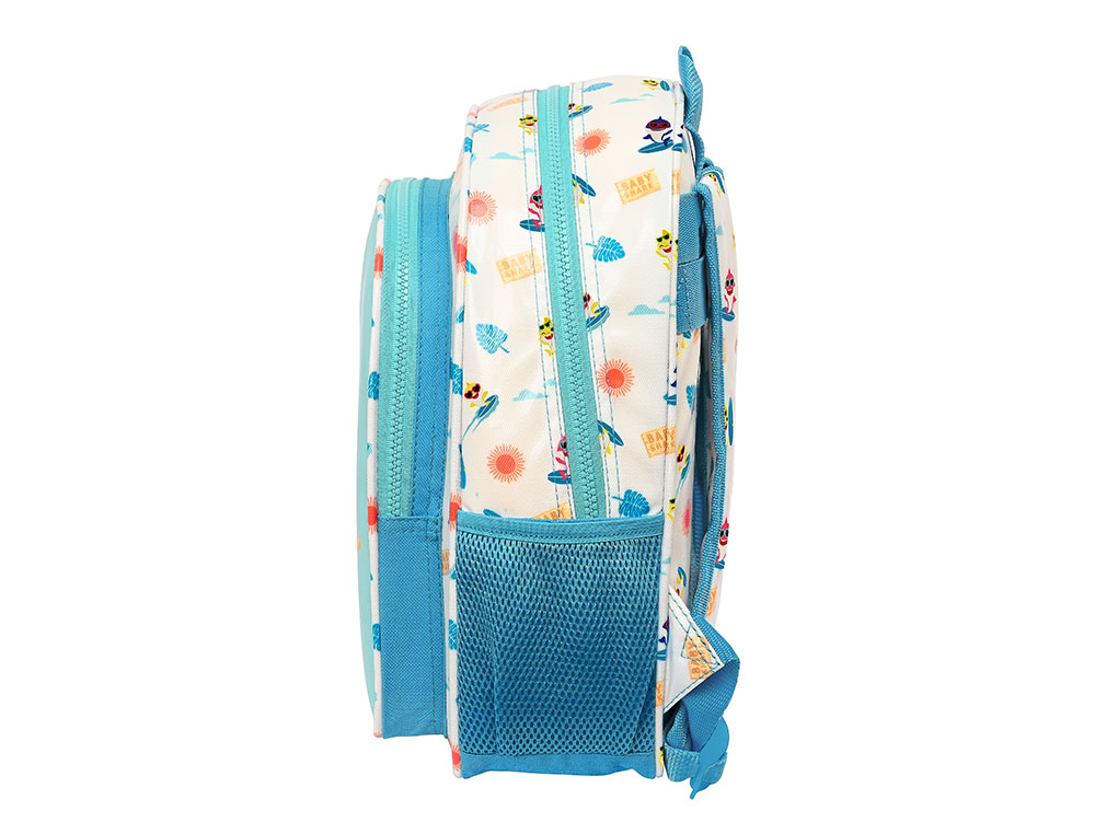 MOCHILA SAFTA INFANTIL CON MUSICA ADAPTABLE A CARRO BABY SHARK SURFING 100X270X330 MM