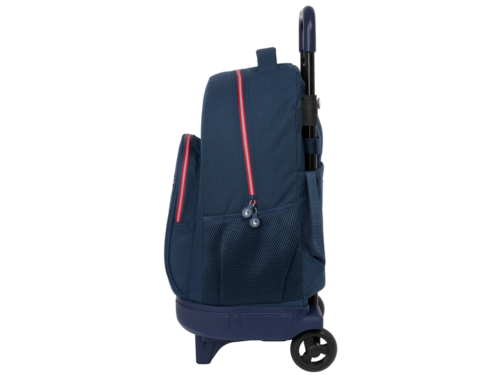 MOCHILA SAFTA GRANDE CON RUEDAS COMPACT EXTRAIBLE EL GANSO CLASSIC 220X330X450 MM