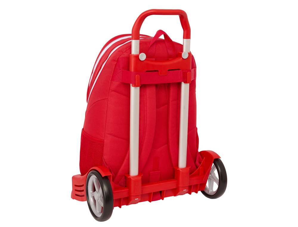MOCHILA SAFTA MOD. 665 CON CARRO EVOLUTION SEVILLA F.C. CORPORATIVA 440X320X160 MM