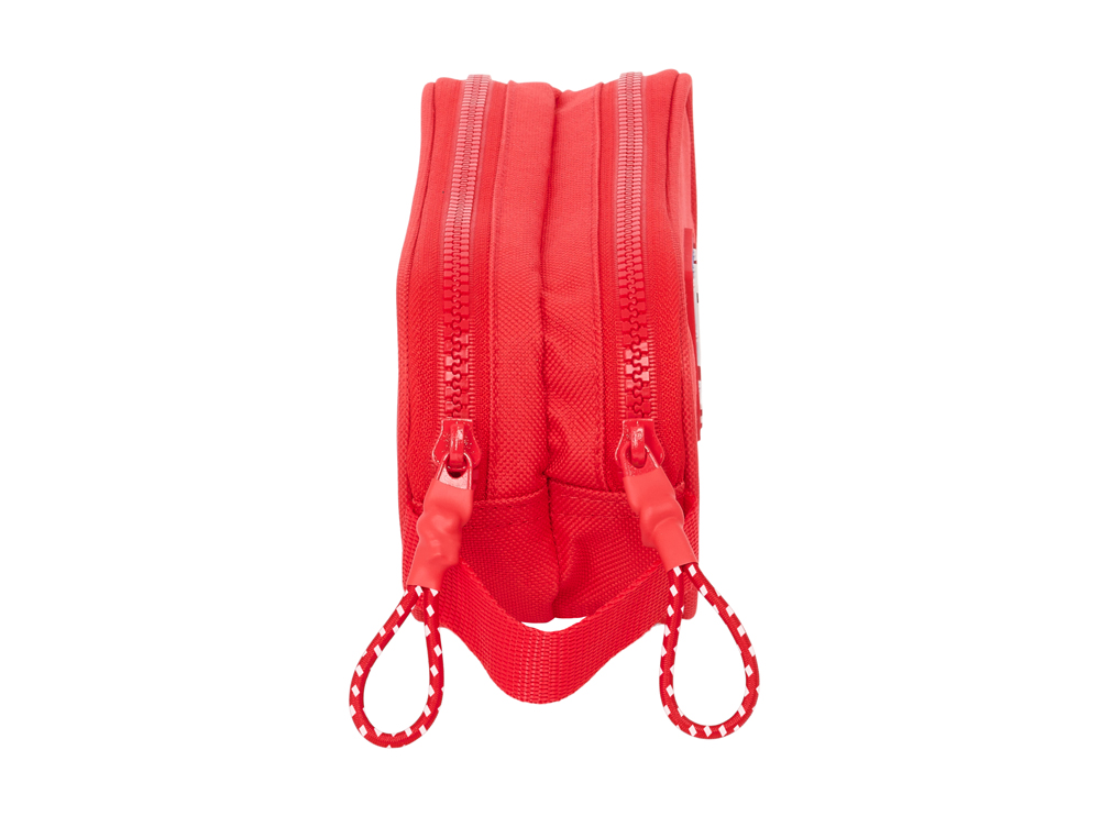 BOLSO ESCOLAR PORTATODO SAFTA DOBLE ATLETICO DE MADRID 80X210X60 MM