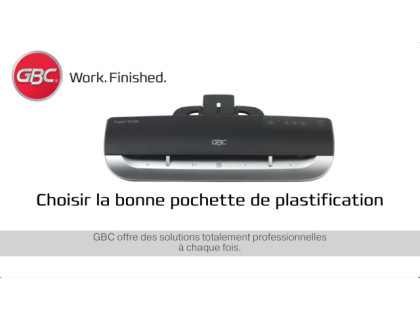 BOLSA DE PLASTIFICAR GBC DIN A5 2X125 MICRAS CAJA DE 100 UNIDADES