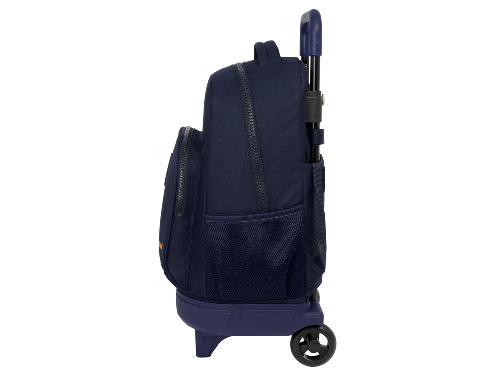 MOCHILA SAFTA GRANDE CON RUEDAS COMPACT EXTRAIBLE REAL MADRID 2 EQUIPACION 24/25 220X330X450 MM