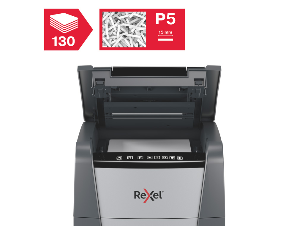 DESTRUCTORA DE DOCUMENTOS REXEL OPTIMUM AUTO+ 130M EU NEGRO