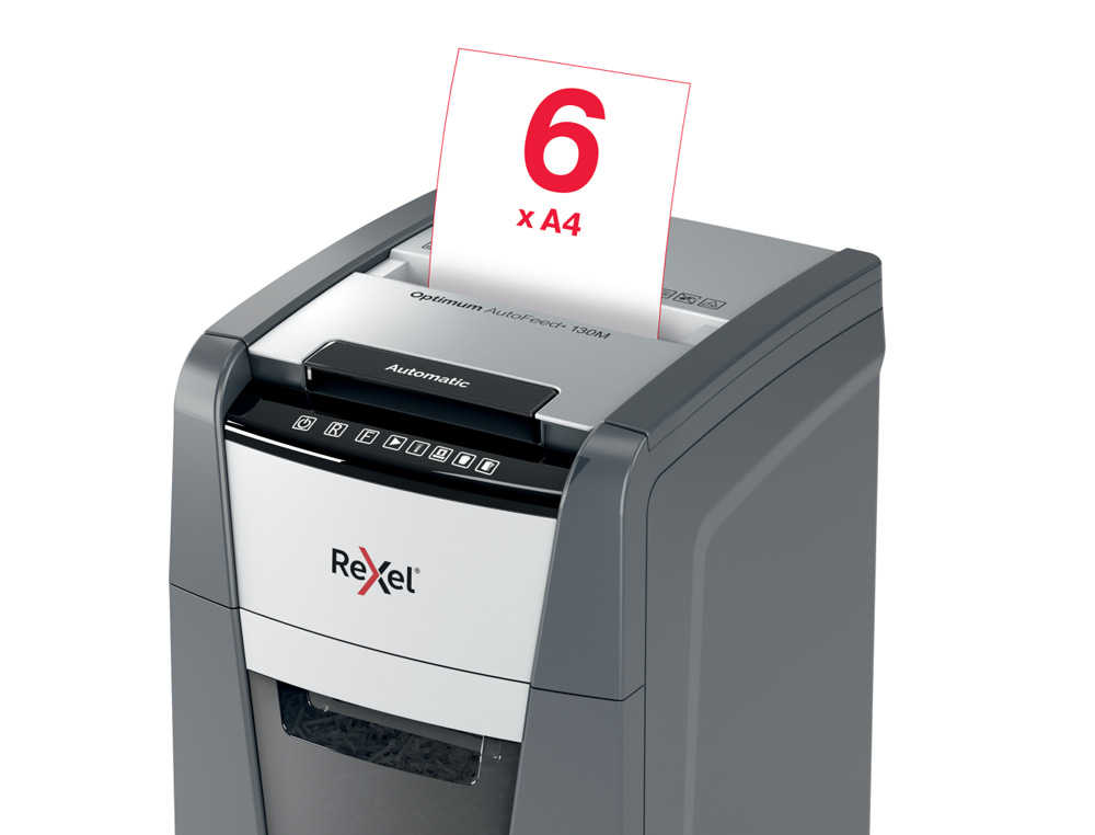 DESTRUCTORA DE DOCUMENTOS REXEL OPTIMUM AUTO+ 130M EU NEGRO