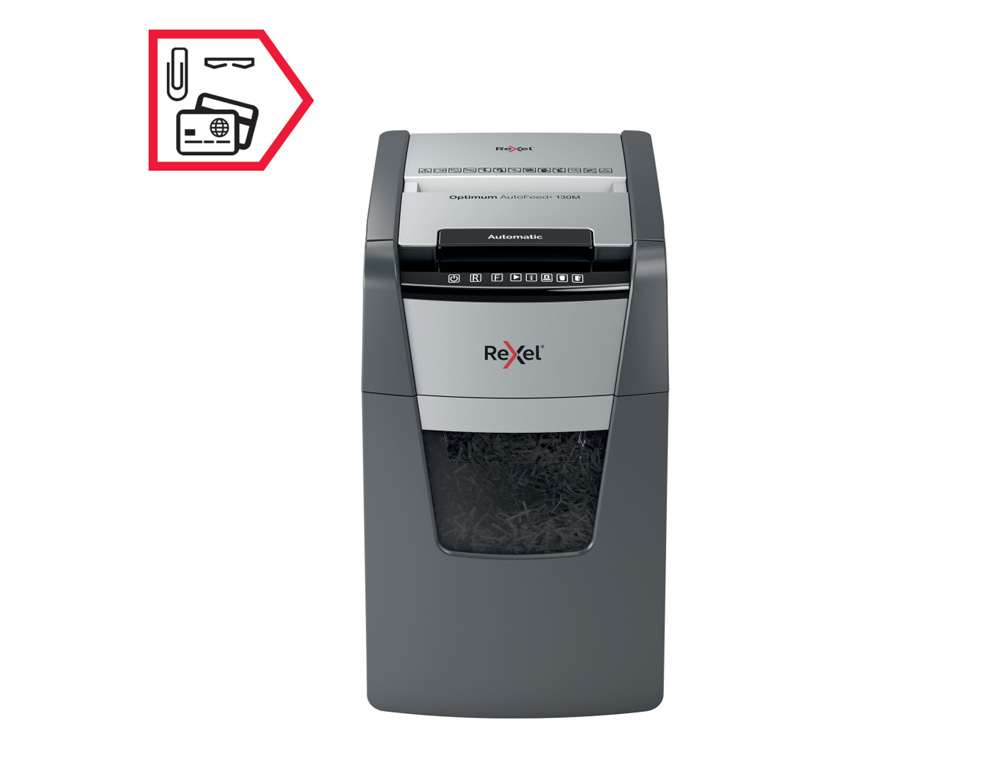 DESTRUCTORA DE DOCUMENTOS REXEL OPTIMUM AUTO+ 130M EU NEGRO