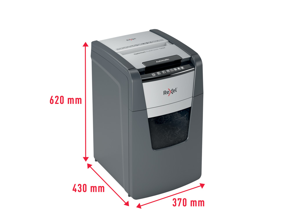 DESTRUCTORA DE DOCUMENTOS REXEL OPTIMUM AUTO+ 130M EU NEGRO