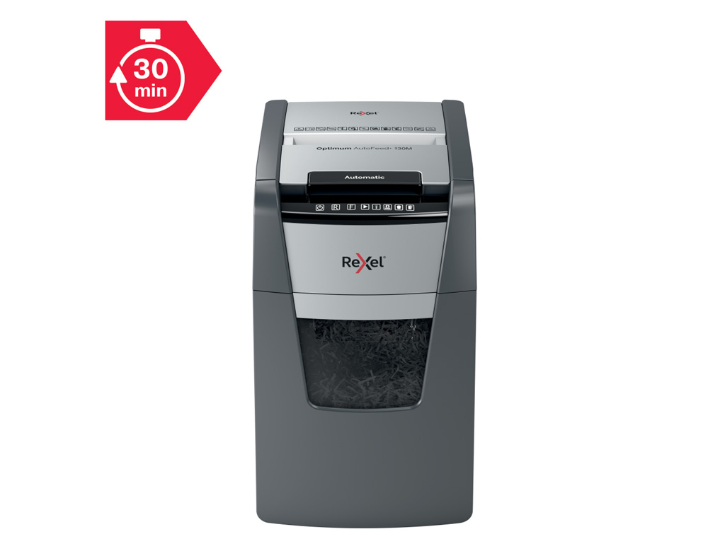DESTRUCTORA DE DOCUMENTOS REXEL OPTIMUM AUTO+ 130M EU NEGRO