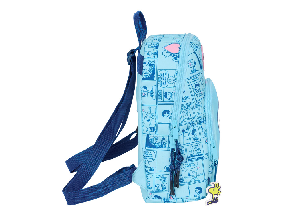 MINI MOCHILA SAFTA SNOOPY LOVE 300X250X130 MM