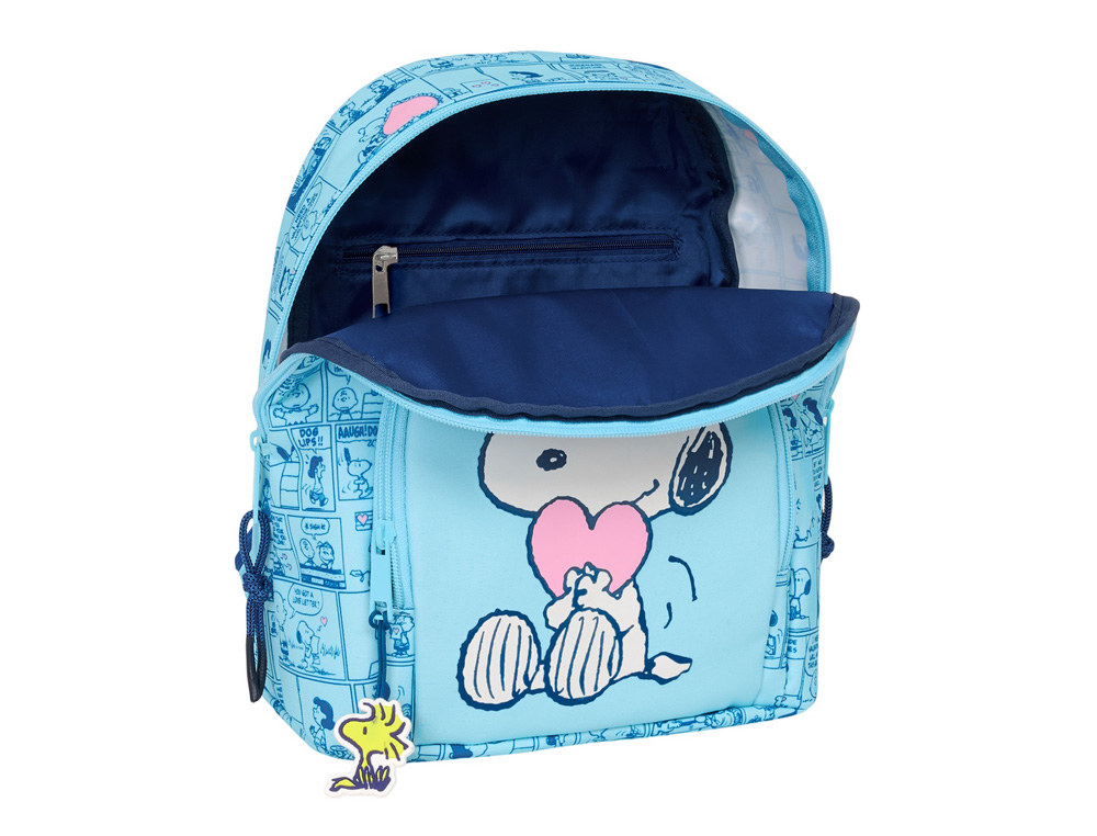 MINI MOCHILA SAFTA SNOOPY LOVE 300X250X130 MM