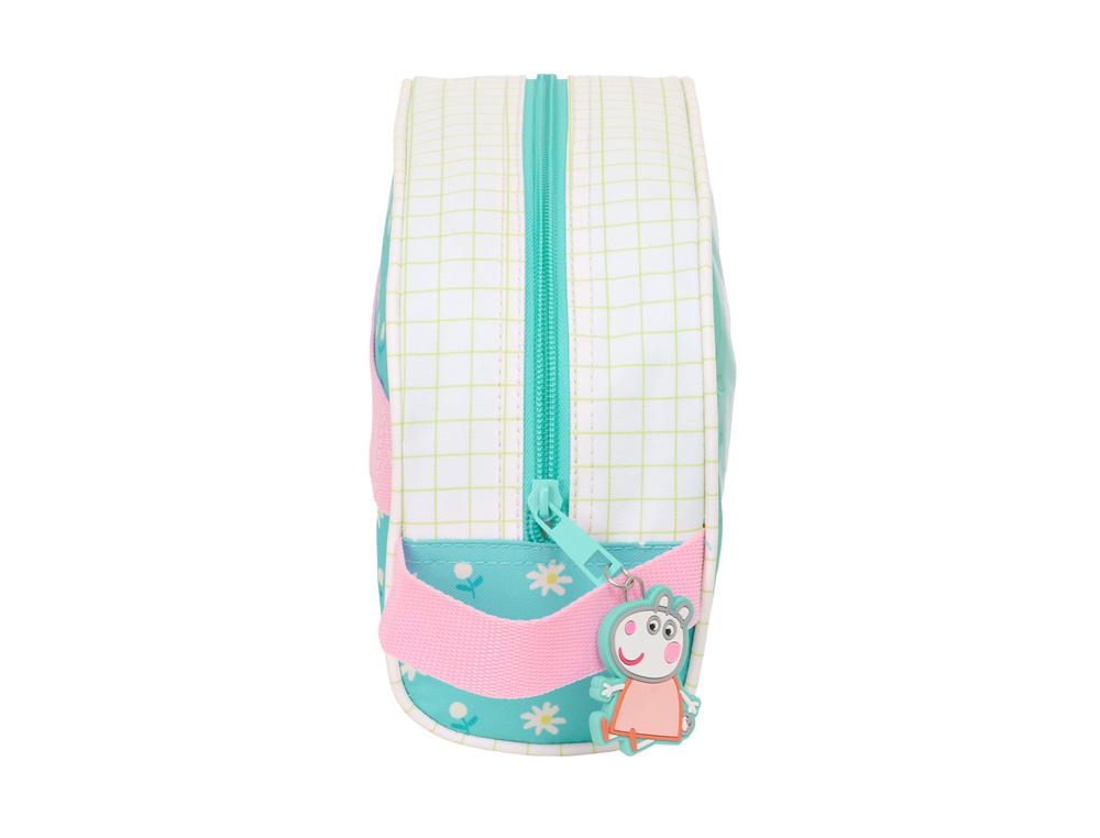 NECESER SAFTA ADAPTABLE A CARRO PEPPA PIG PRETTY FLOWERS 160X260X90 MM