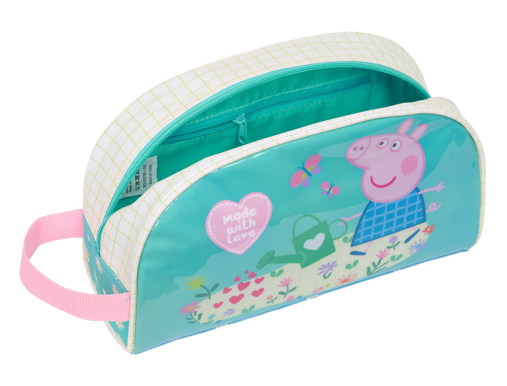 NECESER SAFTA ADAPTABLE A CARRO PEPPA PIG PRETTY FLOWERS 160X260X90 MM
