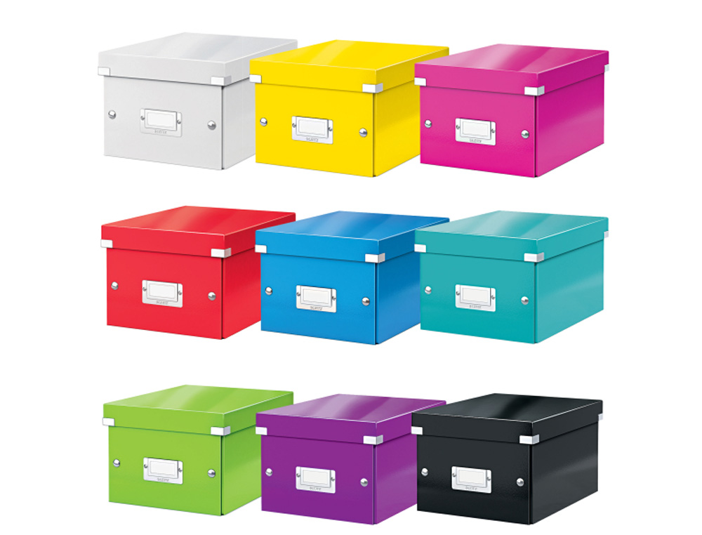 CAJA DE ALMACENAMIENTO LEITZ CLICK&STORE PEQUEÑA COLOR BLANCO 216X160X282 MM