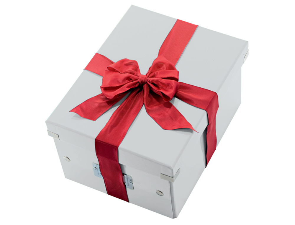 CAJA DE ALMACENAMIENTO LEITZ CLICK&STORE PEQUEÑA COLOR BLANCO 216X160X282 MM