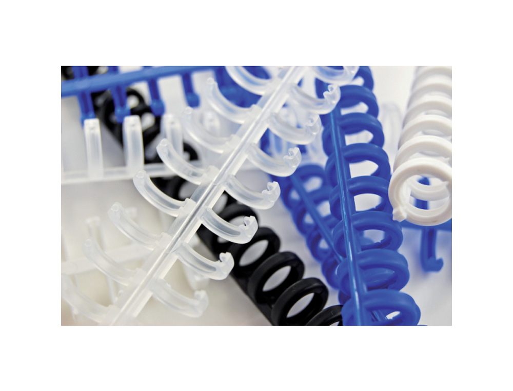 CANUTILLO GBC IBICLICK PLASTICO TRANSLUCIDO 16 MM CAJA DE 50 UNIDADES