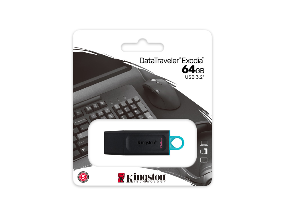 MEMORIA KINGSTON PENDRIVE EXODIA 64GB