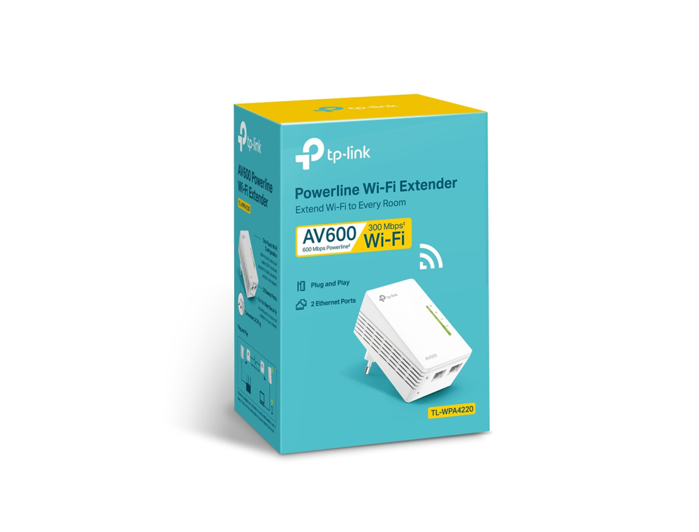 KIT EXTENSOR TP-LINK POWERLINE WIFI AV600 A 300 MBPS
