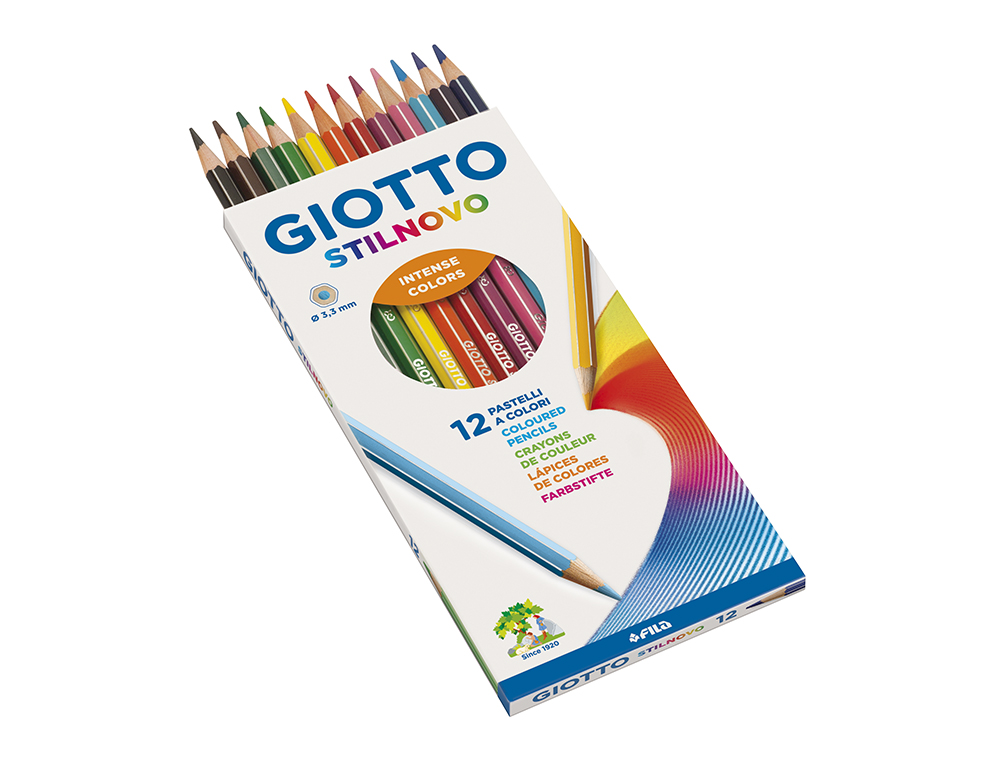 LAPICES DE COLORES GIOTTO STILNOVO 12 COLORES UNIDAD