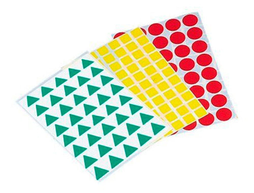 GOMETS FIGURAS GEOMETRICAS 994 BOLSA CON 12 HOJAS