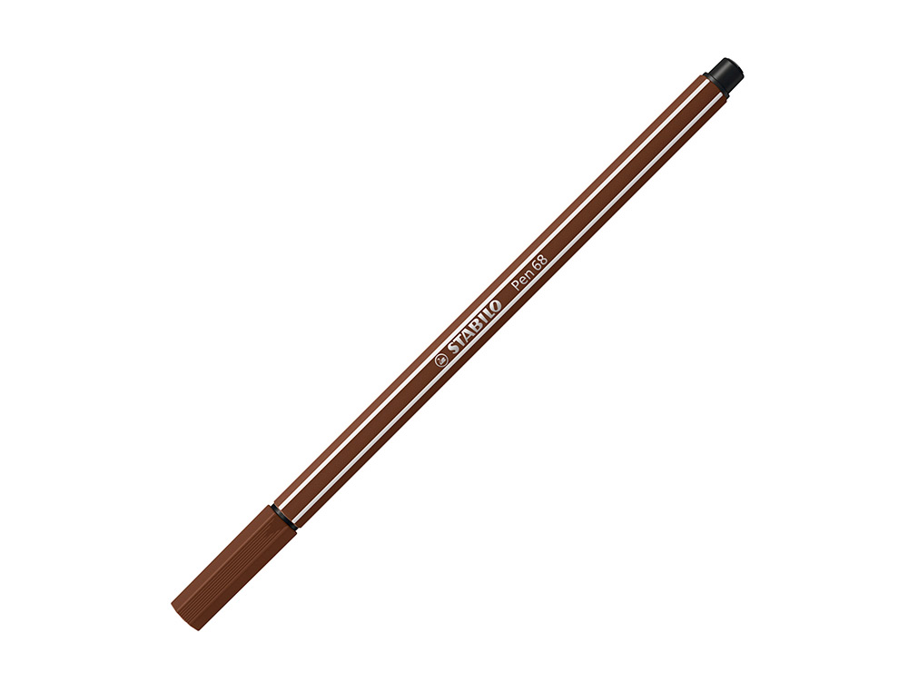 ROTULADOR STABILO ACUARELABLE PEN 68 MARRON PUNTA GRUESA 1MM